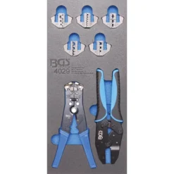 BGS Werkstattwageneinlage 1/3: Crimp- Und Abisolierzangen | 12-tlg. – 4029 -Günstiges Fix Geheim Geschäft 08177