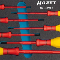 HAZET Schraubendrehersatz VDE Kreuzschlitz PH Schlitz 7-teilig 163-229/7