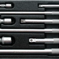 BGS Kippverlängerungs-Satz | 6,3 Mm (1/4"), 10 Mm (3/8"), 12,5 Mm (1/2") | 9-tlg. – 2253