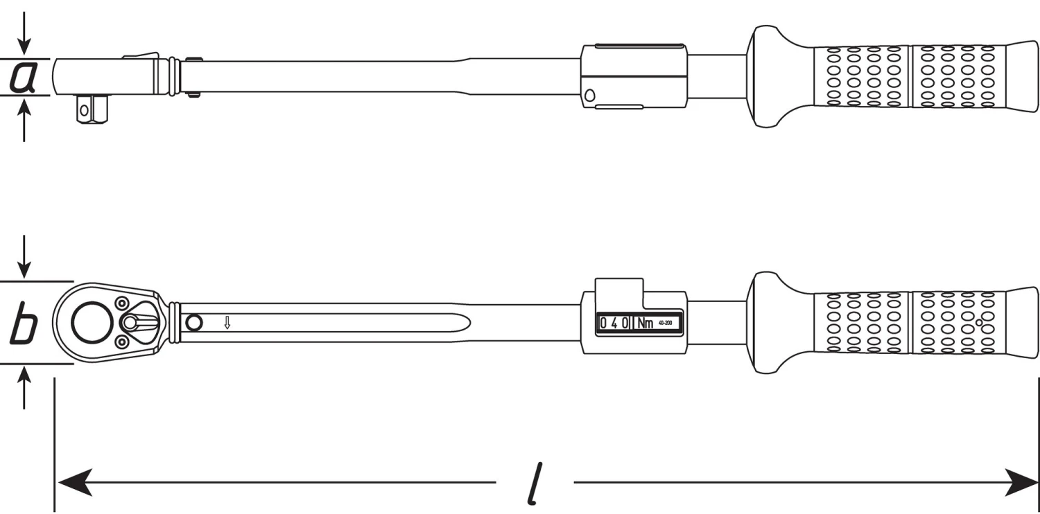 HAZET Drehmomentschlüssel 20-120 Nm 4% Massiv 12,5mm 1/2 Zoll 5121-2CLT 8 HAZET Drehmomentschlüssel 20-120 Nm 4% Massiv 12,5mm 1/2 Zoll 5121-2CLT – Bild 6