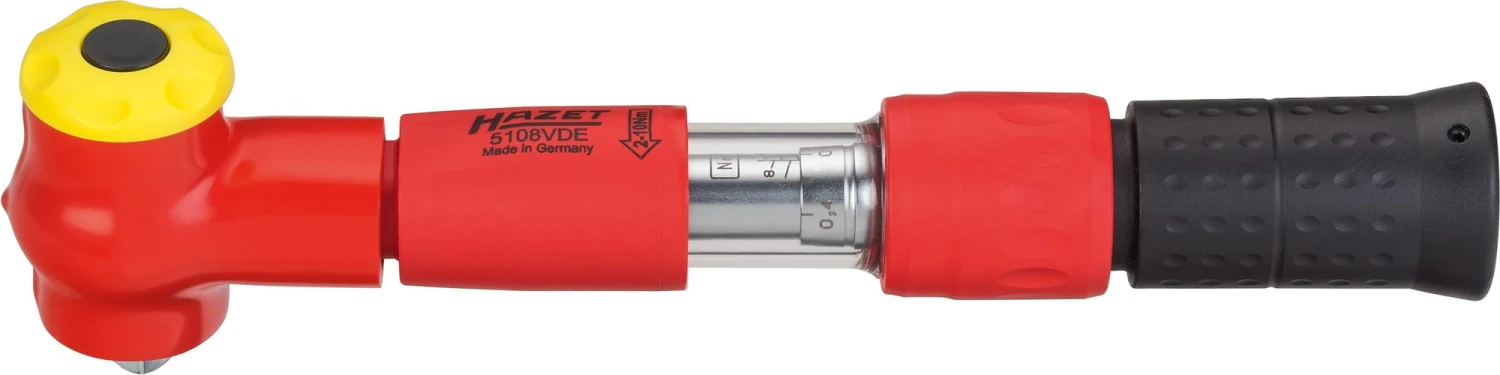 HAZET VDE Drehmoment-Schlüssel 2-10 Nm 2 10 Nm Toleranz: 6% Vierkant 10mm 3/8 Zoll 5108VDE 3 HAZET VDE Drehmoment-Schlüssel 2-10 Nm 2 10 Nm Toleranz: 6% Vierkant 10mm 3/8 Zoll 5108VDE