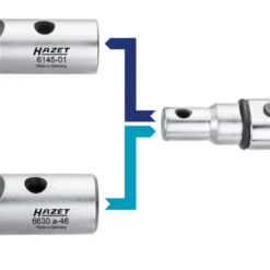 HAZET Drehmomentschlüssel 300-800 Nm 2% Vierkant Massiv 20mm 3/4 Zoll 6145-1CTCAL -Günstiges Fix Geheim Geschäft 6145 1ct 23anwendung 23kopfwechsel 232IBAV5fzTjaXnR