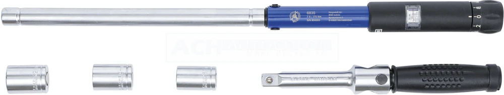 BGS DIY Kreuz- / Drehmomentschlüssel | Abtrieb Außenvierkant 12,5 Mm (1/2") | 70 - 170 Nm – 6835 5 BGS DIY Kreuz- / Drehmomentschlüssel | Abtrieb Außenvierkant 12,5 Mm (1/2") | 70 - 170 Nm – 6835 – Bild 3