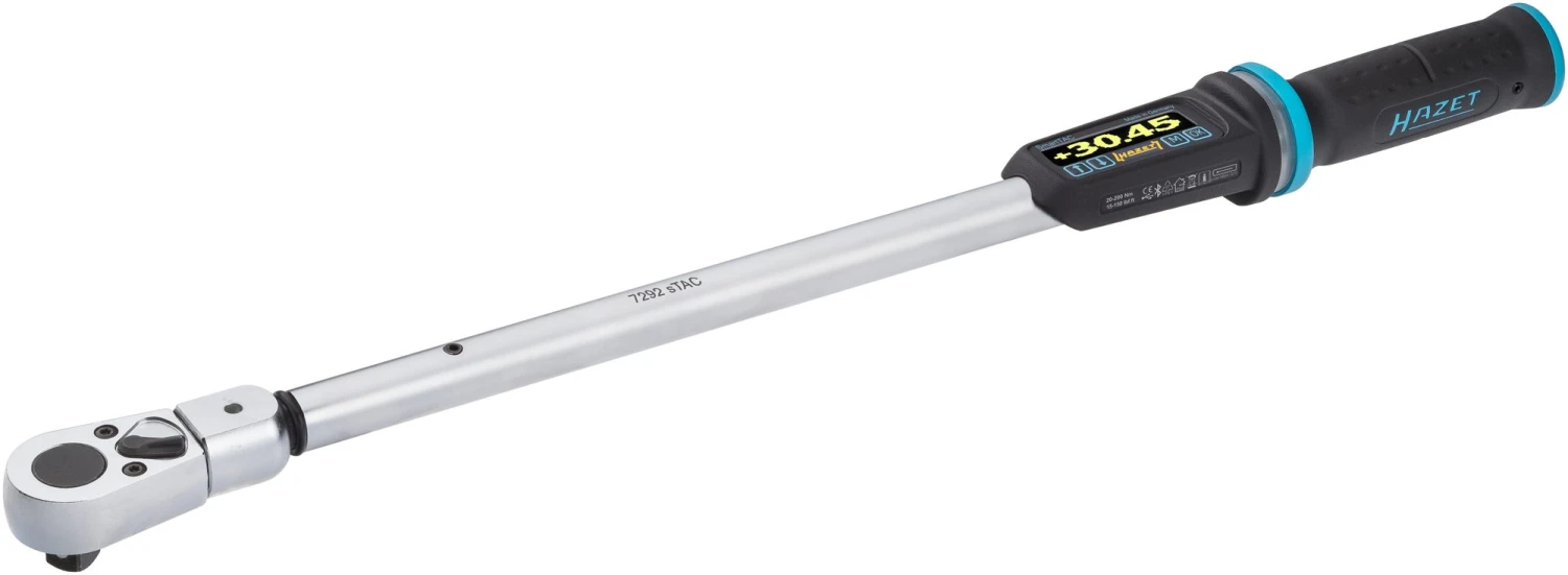 HAZET Elektronischer Drehmomentschlüssel SmartTAC SYS7000 sTAC 1-1000 Nm 1/2 Zoll 7292-2STAC 4 HAZET Elektronischer Drehmomentschlüssel SmartTAC SYS7000 sTAC 1-1000 Nm 1/2 Zoll 7292-2STAC – Bild 2