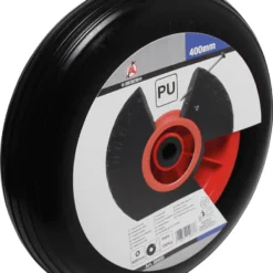 BGS DIY Schubkarrenrad | PU, Rot/schwarz | 400 Mm – 80655
