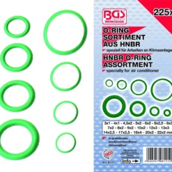 BGS O-Ring-Sortiment | HNBR | Ø 3 - 22 Mm | 225-tlg. – 8121