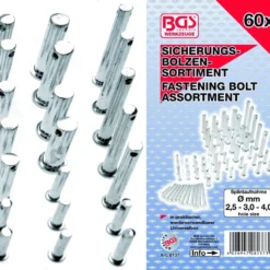 BGS Sicherungsbolzen-Sortiment | 60-tlg. – 8137