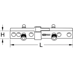 KS Tools Normabstandswasserwaage / Montage-Anschluss-Lehre, 300mm - 204.2000 -Günstiges Fix Geheim Geschäft TECHZEI 204 2000 SALL AQU V1