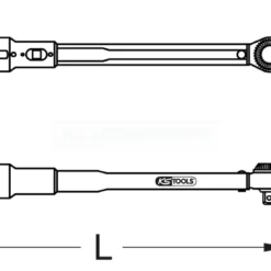 KS Tools 3/8" ERGOTORQUE®precision Ratschen-Drehmomentschlüssel Drehknopf, 10-50Nm - 516.1422 -Günstiges Fix Geheim Geschäft kstools 516 1422 009