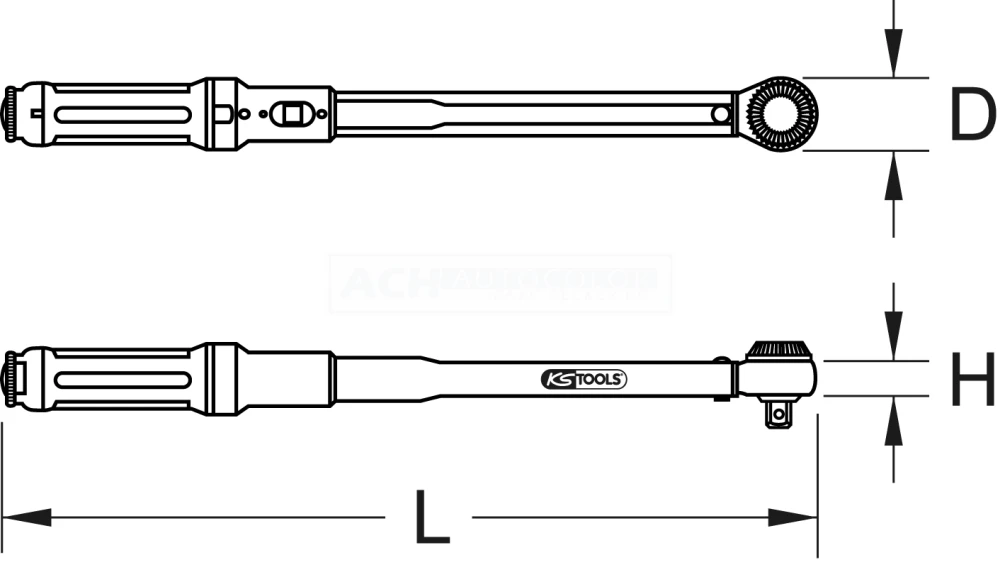 KS Tools 1/2" ERGOTORQUE®precision Drehmomentschlüssel, 20-100Nm - 516.1432 12 KS Tools 1/2" ERGOTORQUE®precision Drehmomentschlüssel, 20-100Nm - 516.1432 – Bild 10