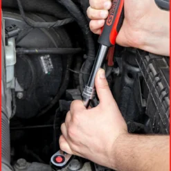 KS Tools 1/2" SlimPOWER Teleskop-Gelenk-Umschaltknarre, 72 Zahn - 914.1220 -Günstiges Fix Geheim Geschäft kstools 914 1220 009