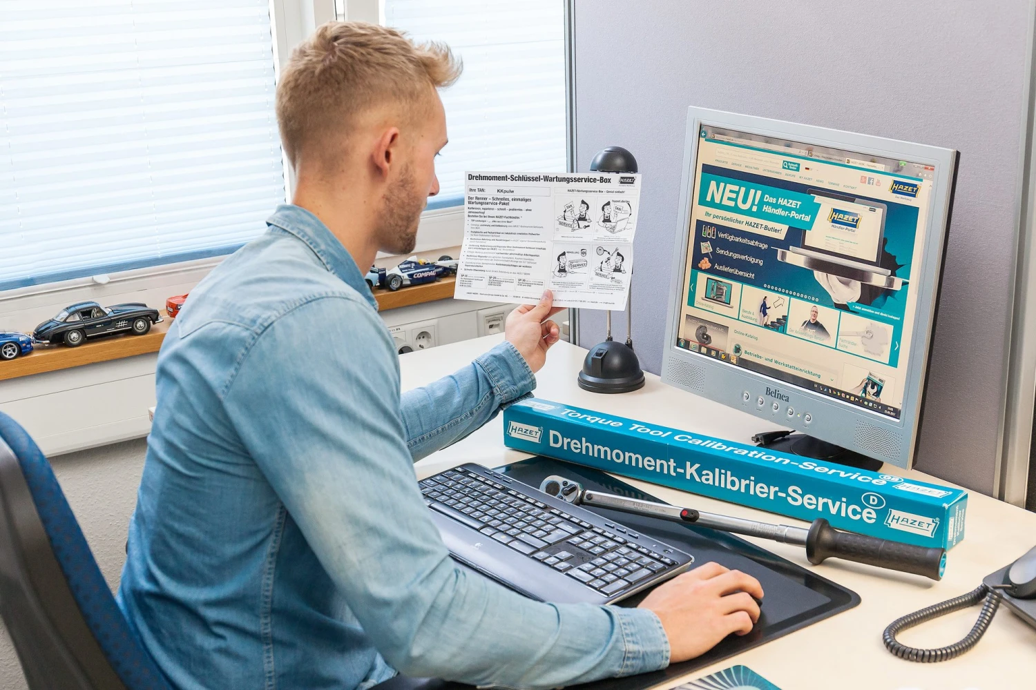 HAZET Drehmoment-Schlüssel Wartungsservice-Box SP-10 4 HAZET Drehmoment-Schlüssel Wartungsservice-Box SP-10 – Bild 2